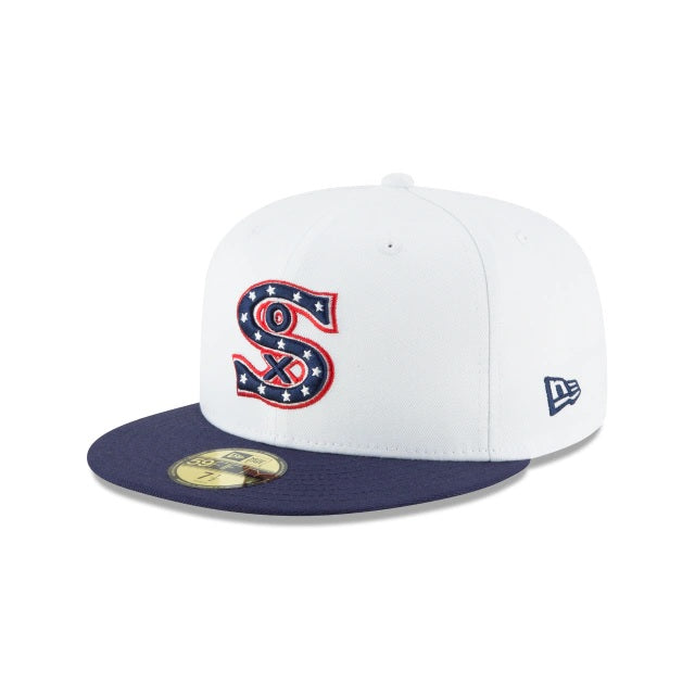 59Fifty White Sox 1917 2-Tone Cooperstown Collection - Grey UV