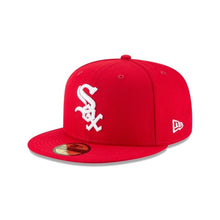 Load image into Gallery viewer, 59Fifty Chicago White Sox MLB Basic Scarlet - Grey UV

