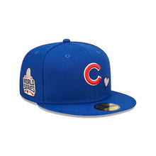 Load image into Gallery viewer, 59Fifty Chicago Cubs Team Heart 2016 World Series Royal - Grey UV
