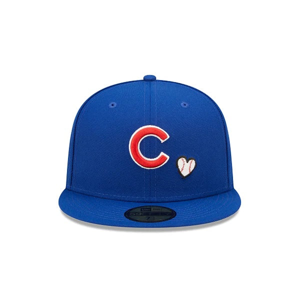 59Fifty Chicago Cubs Team Heart 2016 World Series Royal - Grey UV