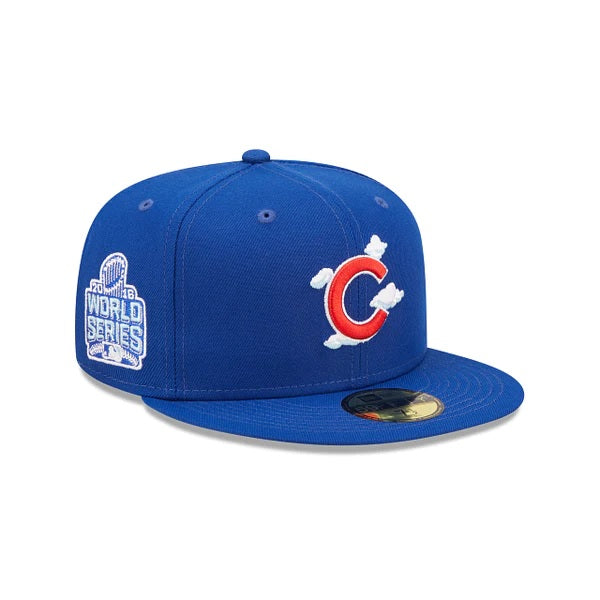 59Fifty Chicago Cubs Comic Cloud 2016 World Series Royal - Icy Blue UV