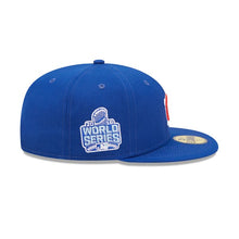 Load image into Gallery viewer, 59Fifty Chicago Cubs Comic Cloud 2016 World Series Royal - Icy Blue UV
