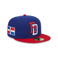 Load image into Gallery viewer, 59Fifty Republica Dominicana World Baseball Classic Onfield 2T Navy/Scarlet - Grey UV
