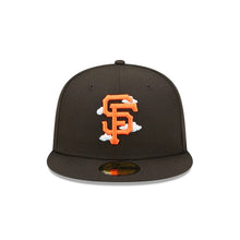 Load image into Gallery viewer, 59Fifty San Francisco Giants Comic Cloud 2010 World Series Black - Icy Blue UV
