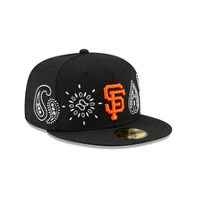 Load image into Gallery viewer, 59Fifty San Francisco Giants Paisley Elements Black - Green UV
