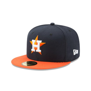 Houston Astros Road Authentic Collection 59fifty Fitted On-Field - Black UV