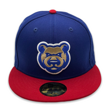 Load image into Gallery viewer, 59Fifty MiLB Iowa Cubs 2-Tone Royal/Red - Green UV

