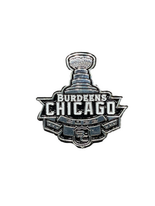 Burdeens Chicago Hard Enamel "Stanley Cup" Pin - 1.25in