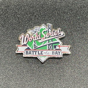 1989 Battle of the Bay WS Hard Enamel Pin - 1.25in