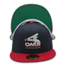 Load image into Gallery viewer, 59Fifty Iowa Oaks 2T Navy/Red - Grey UV

