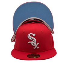 Load image into Gallery viewer, 59Fifty Chicago White Sox 2005 World Series Red - Icy Blue UV
