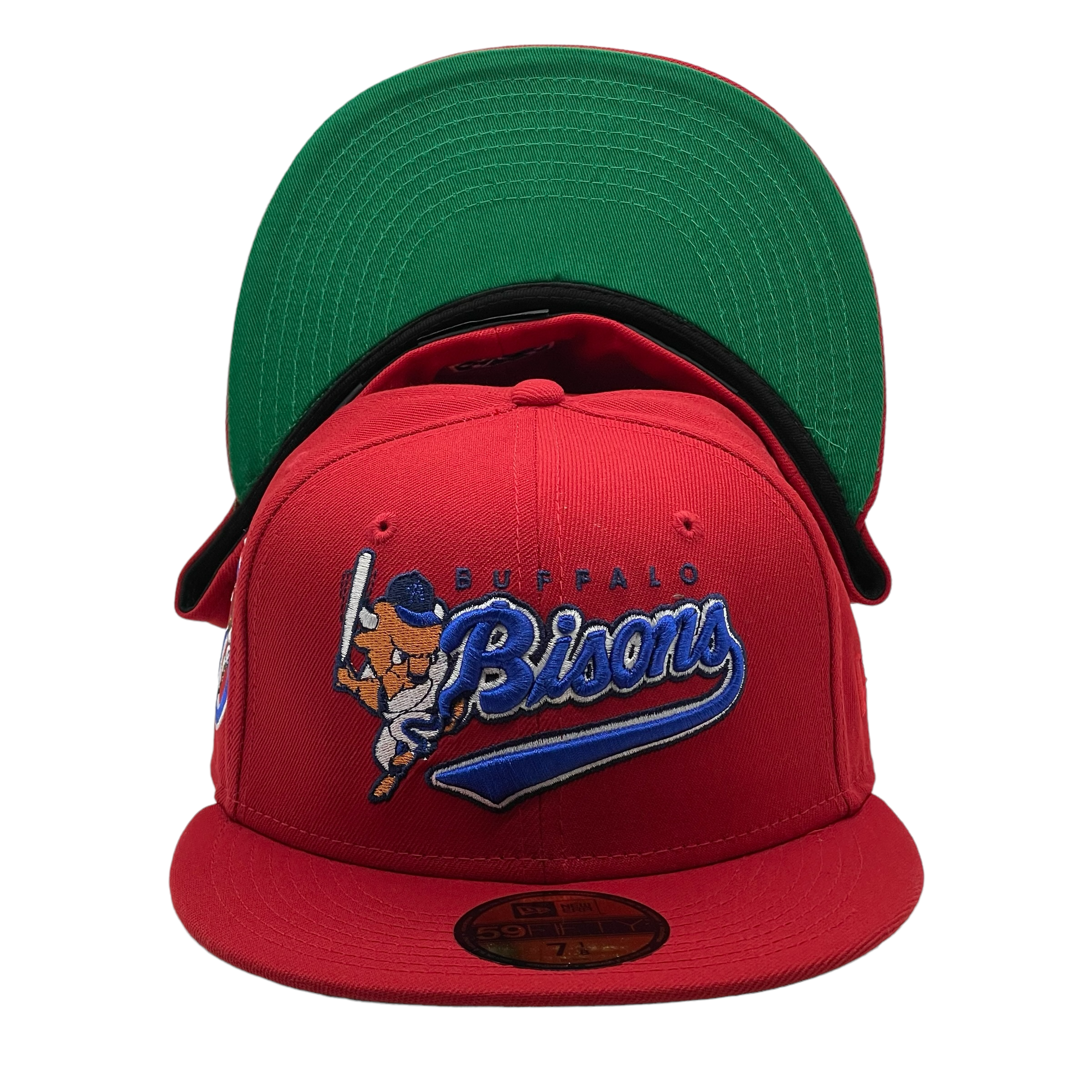 59FIFTY Milb Buffalo Bisons VFTV Red - Green UV 7 5/8