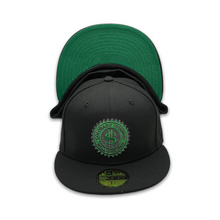 Load image into Gallery viewer, 59Fifty MiLB Colorado Springs Millionaires Black - Green UV
