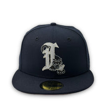 Load image into Gallery viewer, 59Fifty Presented by @Legit777 MiLB Lakeland Flying Tigers Navy - Pink UV
