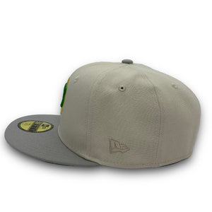 59Fifty 2.0 Chicago Cubs St. Patrick's Day 1990 ASG 2-Tone Stone/Grey - Green UV