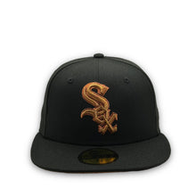 Load image into Gallery viewer, 59Fifty Chicago White Sox Metallic Pop by New Era Black - Bronze UV
