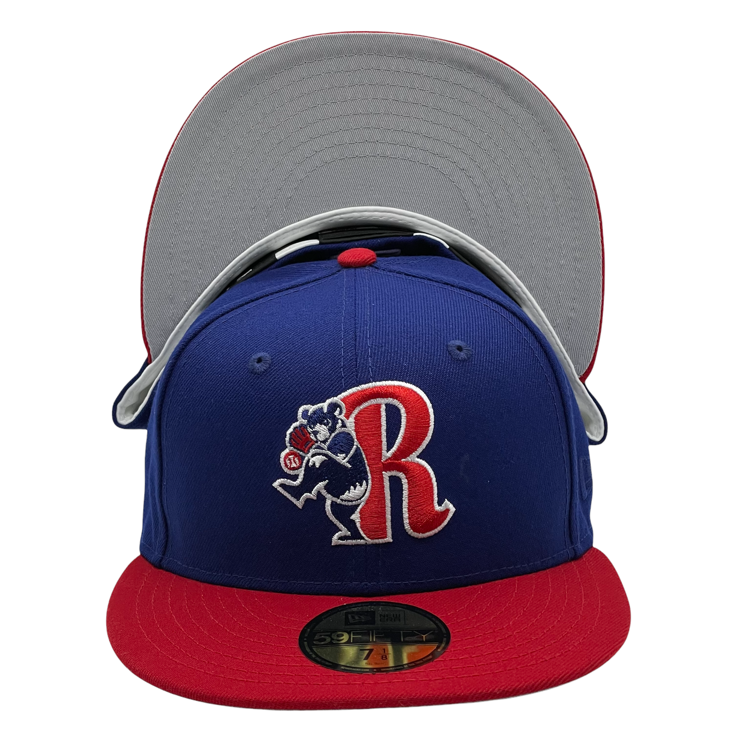 59FIFTY Milb Iowa Cubs 2-Tone Royal/Red - Green UV 7 1/8