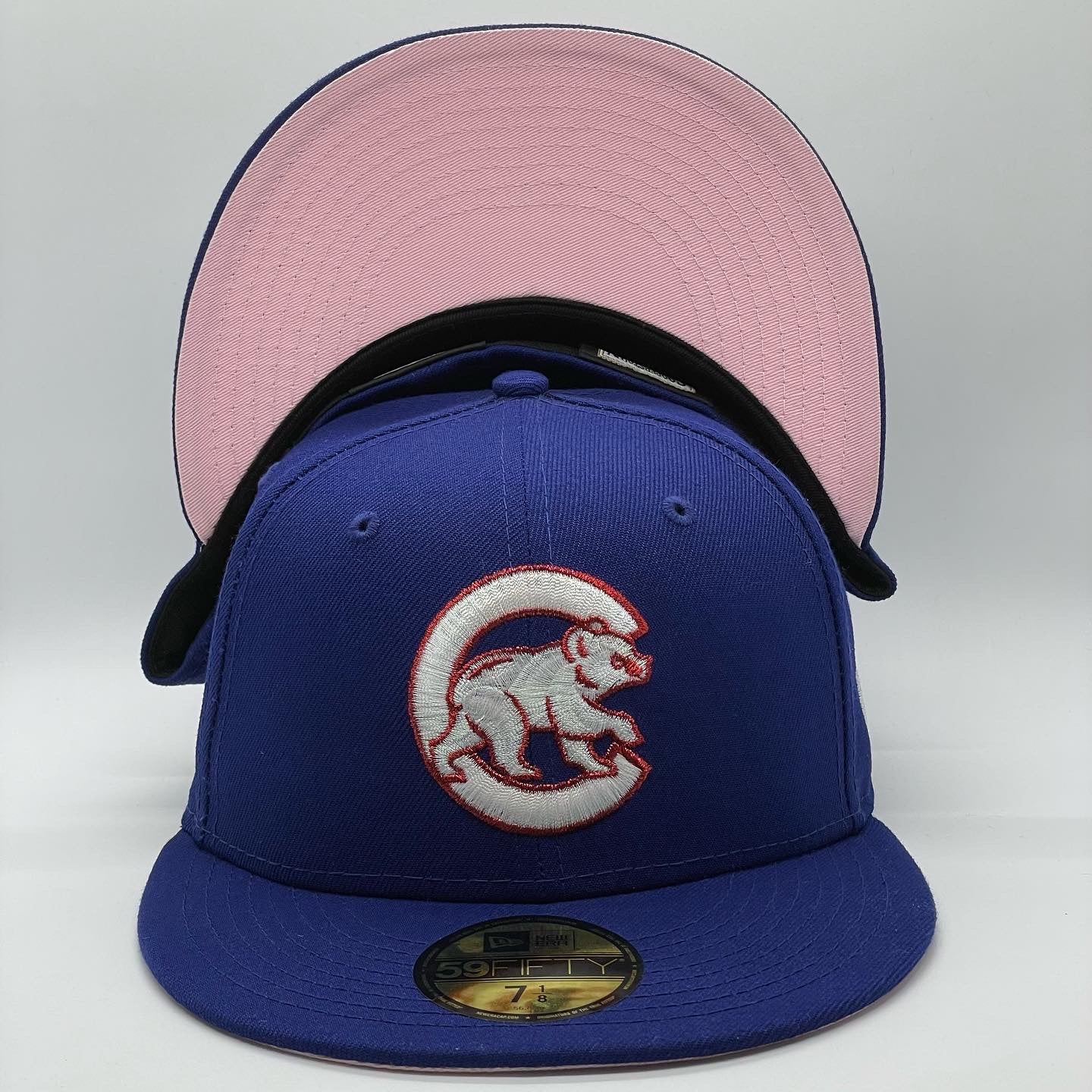 New Era 59Fifty Chicago Cubs Side Patch Bloom Fitted 'Blue