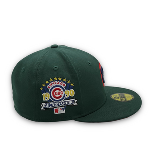 59Fifty Chicago Cubs 1990 All-Star Game Dark Green - Red UV