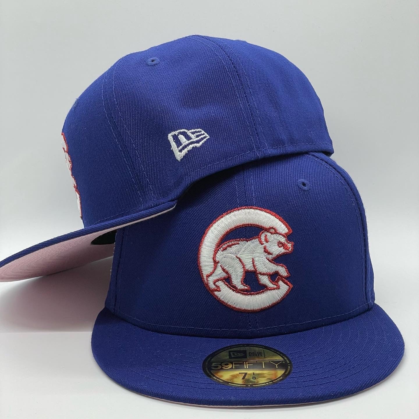 Chicago Cubs Bloom Sidepatch 59FIFTY Fitted Hat Pink UV / 7 3/8