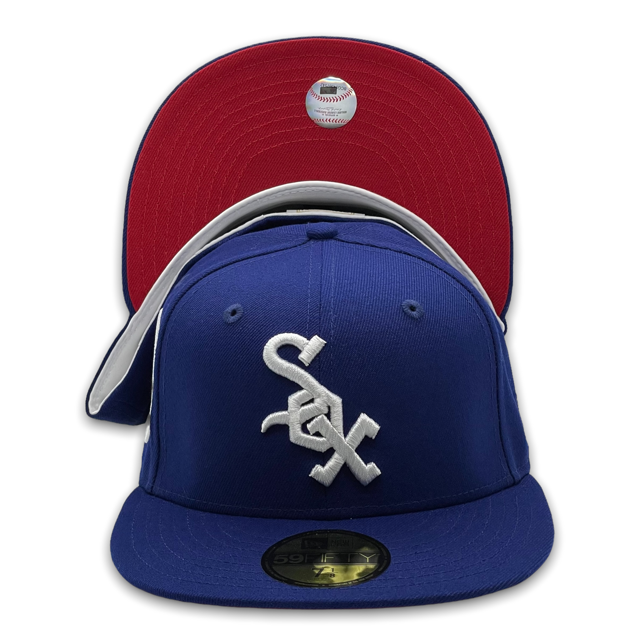 59FIFTY Chicago White Sox 75th Anniversary Royal Blue - Red UV 7 7/8