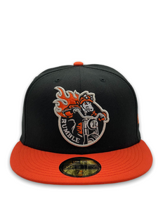 59Fifty On Field MiLB Binghamton Rumble Ponies 2-Tone Black/Orange