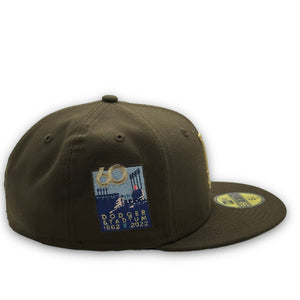 59Fifty Los Angeles Dodgers 60th Anniversary Dodger Stadium Kiwi Pack Brown - Green UV
