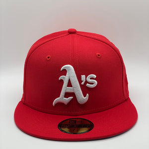 59Fifty Oakland Athletics 1989 Battle of the Bay Red - Icy Blue UV