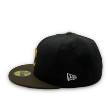 Load image into Gallery viewer, CoC x Burdeens Chicago &#39;Sounds on Cermak&#39; 59Fifty Chicago Cubs 2-Tone Black/Brown - Tan UV
