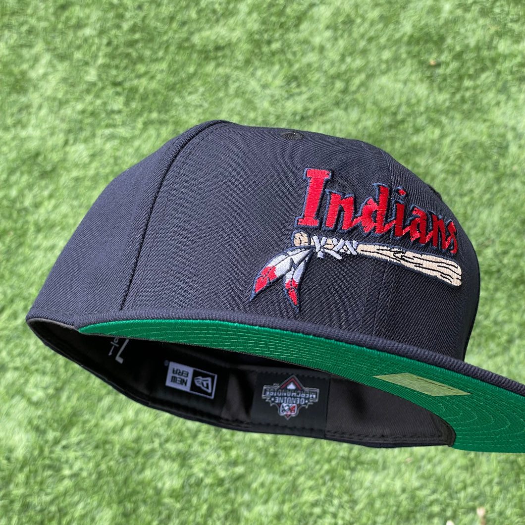 59Fifty MiLB Kinston Indians Navy - Green UV
