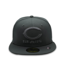 Load image into Gallery viewer, 59Fifty NFL Chicago Bears Tonal Color Pack Graphite - Grey UV
