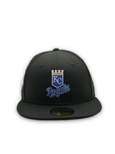 Load image into Gallery viewer, 59Fifty Kansas City Royals 2012 All-Star Game Black Crown Collection - Green UV
