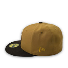 Load image into Gallery viewer, 59Fifty Presented by @Legit777 San Diego Padres 1998 WS 2-Tone Panama Tan/Walnut - Green UV
