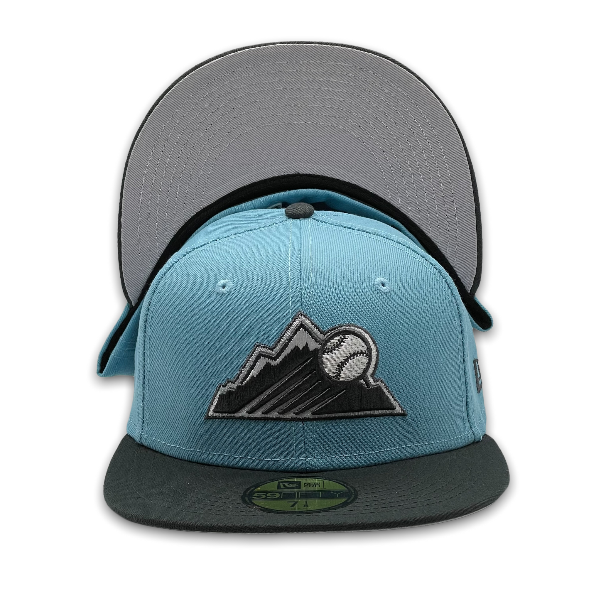 Colorado Rockies New Era Color Pack 59FIFTY Fitted Hat - Light Blue