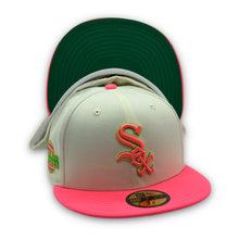 Load image into Gallery viewer, DifferentlyUptown x Burdeens 59Fifty Chicago White Sox 2005 WS Chrome 2-Tone - Green UV
