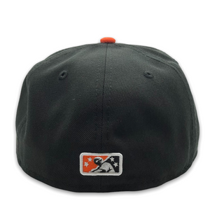 59Fifty On Field MiLB Binghamton Rumble Ponies 2-Tone Black/Orange - Black UV