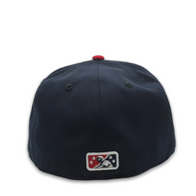 Load image into Gallery viewer, 59Fifty Iowa Oaks 2T Navy/Red - Grey UV
