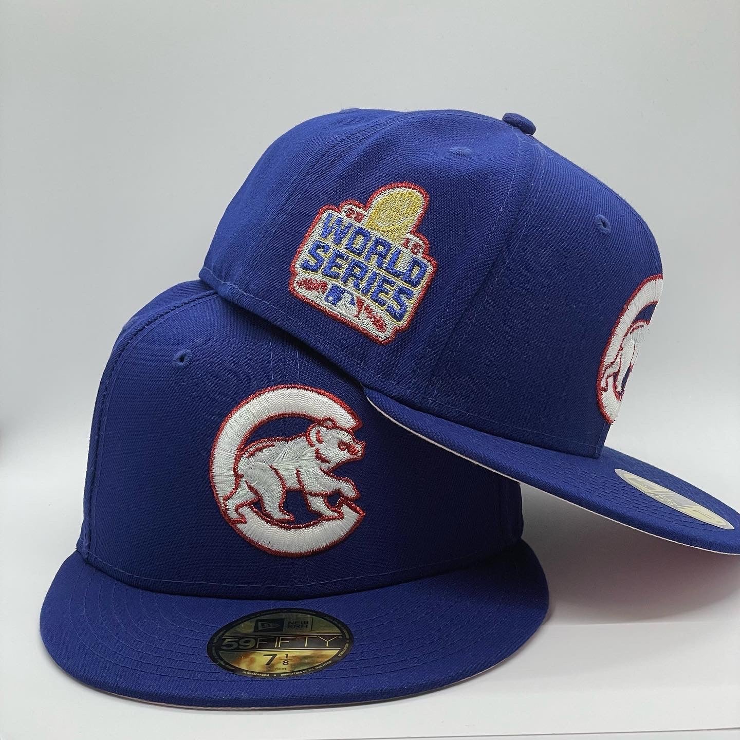 Chicago Cubs Bloom Sidepatch 59FIFTY Fitted Hat Pink UV / 7 3/8