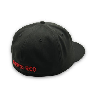 59Fifty Custom Puerto Rico "PR" Black/Royal UV