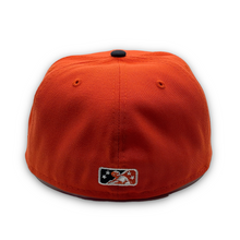 Load image into Gallery viewer, 59Fifty MiLB Kinston Indians 2-Tone Orange/Navy - Green UV
