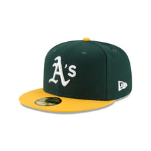 Load image into Gallery viewer, Oakland Athletics Home Authentic Collection 59Fifty Fitted On-Field - Black UV

