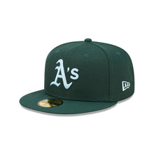 Load image into Gallery viewer, 59Fifty Oakland Athletics Cloud Under 1989 World Series Green - Cloud UV
