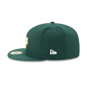 Oakland Athletics Road Authentic Collection 59Fifty Fitted On-Field - Black UV