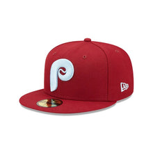 Load image into Gallery viewer, 59Fifty Philadelphia Phillies Cloud Under 1980 World Series Maroon - Cloud UV
