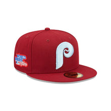 Load image into Gallery viewer, 59Fifty Philadelphia Phillies Cloud Under 1980 World Series Maroon - Cloud UV

