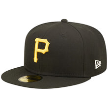 Load image into Gallery viewer, 59Fifty Pittsburgh Pirates Pop Sweat 76th World Series Black - Icy UV
