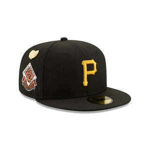 Pittsburgh Pirates 1960 Logo History 59Fifty Fitted - Green UV