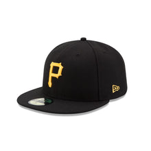 Load image into Gallery viewer, Pittsburgh Pirates Authentic Collection 59Fifty Fitted On-Field - Black UV

