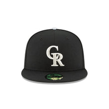 Load image into Gallery viewer, Colorado Rockies 2018 Alternate Authentic Collection 59Fifty Fitted On-Field - Black UV
