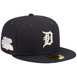 59Fifty Detroit Tigers Pop Sweat 1984 World Series Navy - Icy UV